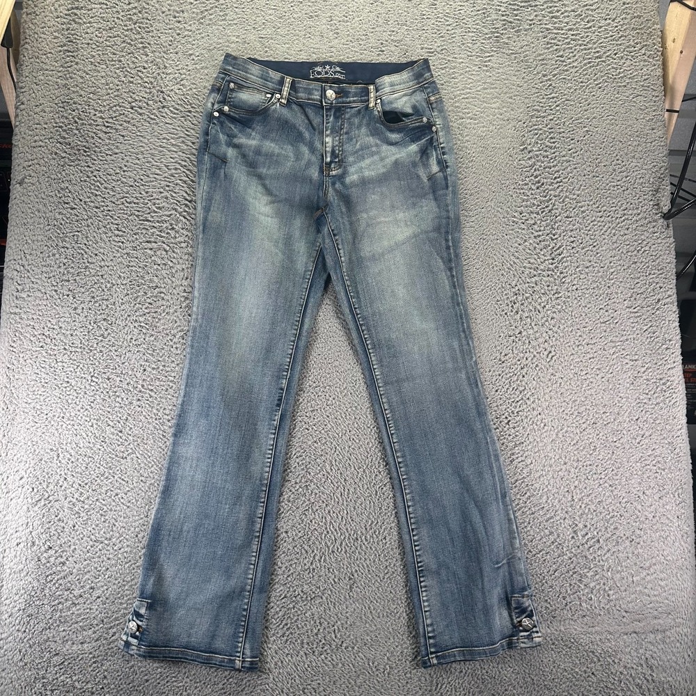 Rods Jeans Women's 12 Blue Cotton Denim Bootcut Leg Workwear Western Cowgirl
